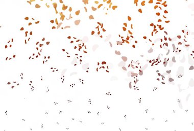 Açık Kırmızı, soyut şekilli sarı vektör arkaplan. Renkli rastgele şekillerle modern soyut illüstrasyon. Kartvizitiniz için modern tasarım.