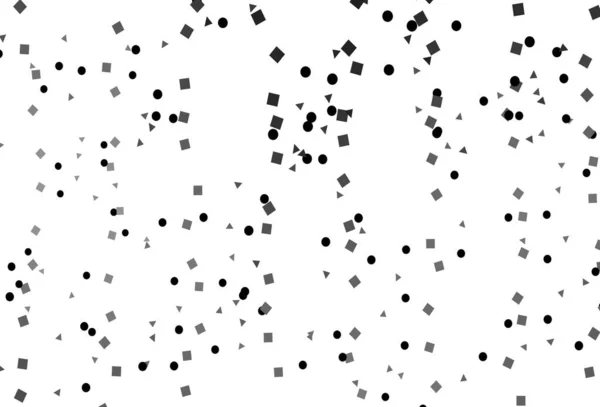 Ανοιχτό Ασημί Γκρι Διανυσματικό Κάλυμμα Πολυγωνικό Στυλ Κύκλους Εικονογράφηση Πολύχρωμους — Διανυσματικό Αρχείο