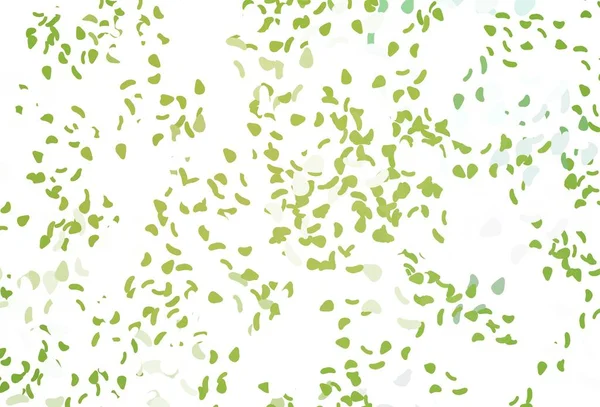 Modèle Vectoriel Vert Clair Jaune Avec Des Formes Memphis Illustration — Image vectorielle
