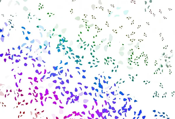 Motif Multicolore Clair Vecteur Arc Ciel Aux Formes Chaotiques Formes — Image vectorielle