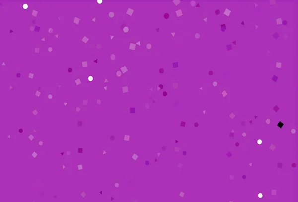 Светло Фиолетовый Векторный Обратный Отрезок Линиями Кругами Ромбами Иллюстрация Красочными — стоковый вектор