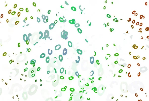 Aydınlık Çokrenkli, daire şekilli Gökkuşağı vektör düzeni. Bulanık yağmur damlaları olan soyut bir çizim. İş reklamları için tasarım.