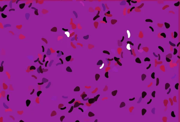 Ανοιχτό Ροζ Διανυσματικό Μοτίβο Χαοτικά Σχήματα Απλή Πολύχρωμη Απεικόνιση Αφηρημένα — Διανυσματικό Αρχείο
