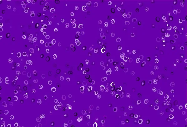 Diseño Vectorial Púrpura Claro Con Formas Círculo Ilustración Abstracta Moderna — Vector de stock