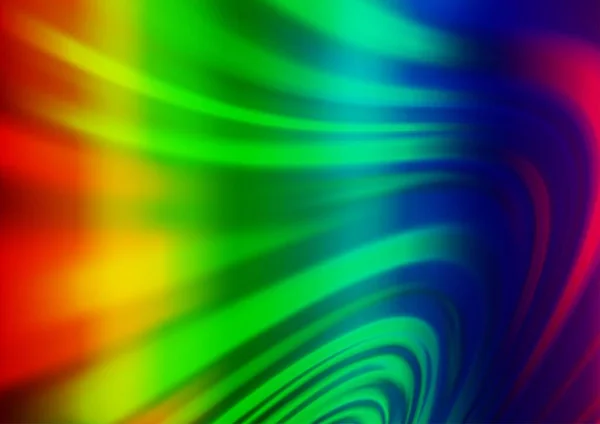 Φως Πολύχρωμο Φόντο Διάνυσμα Ουράνιο Τόξο Αφηρημένες Γραμμές — Διανυσματικό Αρχείο