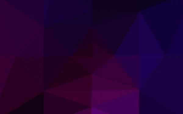 Dark Purple Vector Blurry Triangle Texture — Stock Vector
