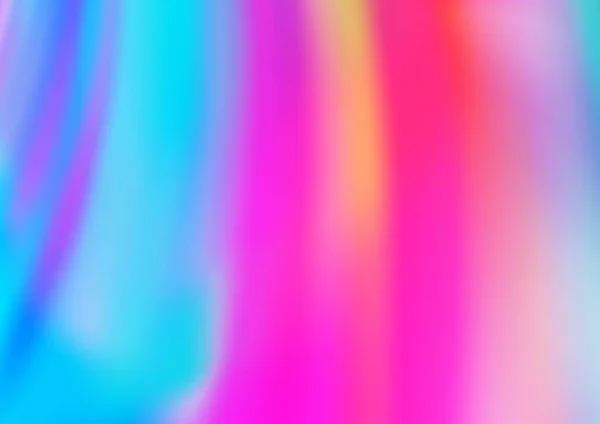 Light Multicolor Rainbow Vector Template Lines Ovals — Stock Vector