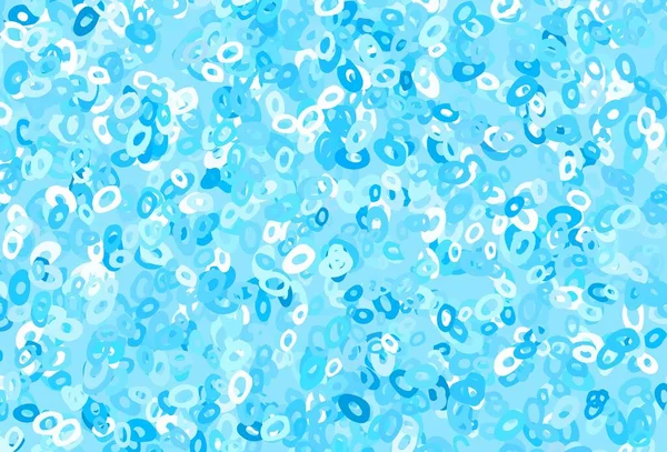 Modré Barevné Vektorové Pozadí Bublinami — Stockový vektor