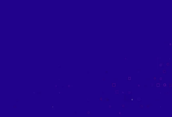 Светло Фиолетовый Розовый Векторный Фон Кругами Прямоугольниками Декоративный Дизайн Абстрактном — стоковый вектор