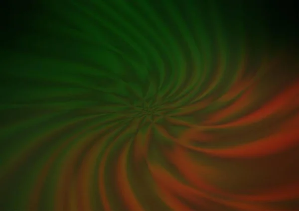 Modèle Lumineux Flou Vert Foncé Vecteur Jaune — Image vectorielle