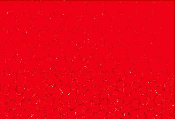 Světle Červený Vektorový Obrazec Kuličkami Třpytivé Abstraktní Ilustrace Rozmazanými Kapkami — Stockový vektor