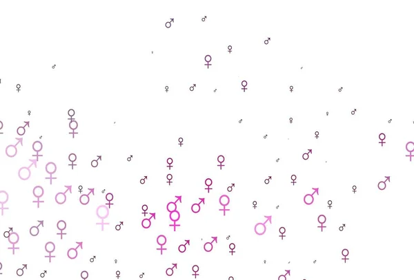 Ανοικτή Ροζ Διανυσματική Υφή Αρσενικές Θηλυκές Εικόνες Βαθμιδωτό Απομονωμένο Πολύχρωμο — Διανυσματικό Αρχείο