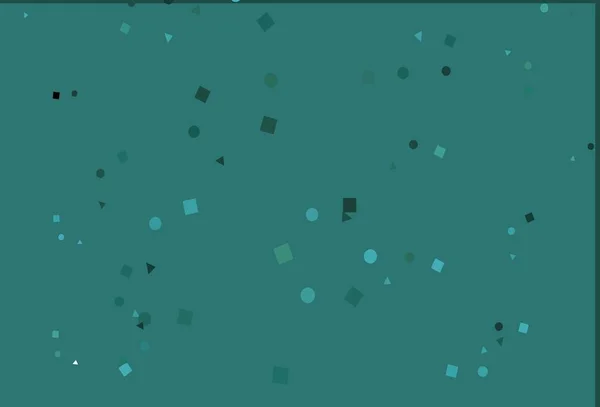 Ljusgrön Gul Vektor Mönster Polygonal Stil Med Cirklar Abstrakt Illustration — Stock vektor