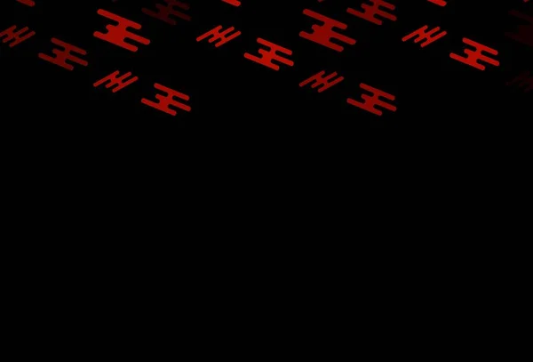 Темно Оранжевый Вектор Узкими Линиями Линии Размытом Абстрактном Фоне Градиентом — стоковый вектор