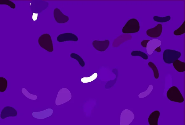 Светло Фиолетовый Векторный Фон Формами Современная Абстрактная Иллюстрация Красочными Случайными — стоковый вектор