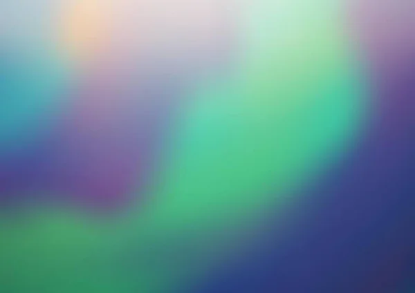 Bleu Clair Vert Vecteur Flou Gabarit Lumineux — Image vectorielle