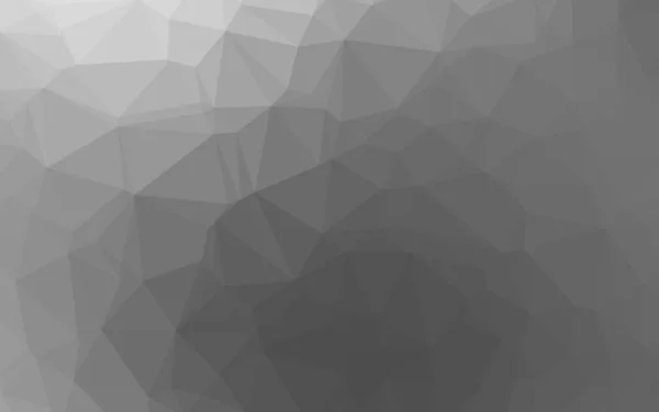 Modèle Polygonal Gris Argent Clair Vectoriel — Image vectorielle