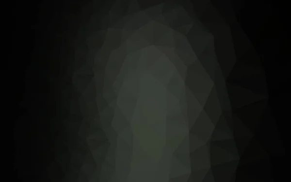Vetor Preto Escuro Padrão Mosaico Abstrato —  Vetores de Stock