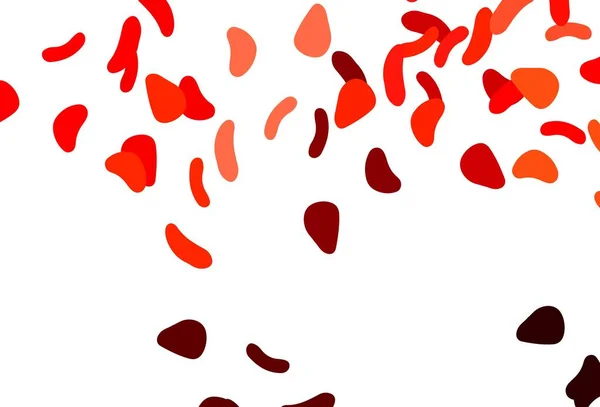Modèle Vectoriel Rouge Clair Avec Des Formes Memphis Illustration Abstraite — Image vectorielle