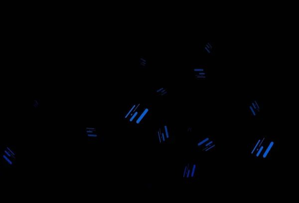 Mörkblå Vektor Struktur Med Färgglada Linjer Glitter Abstrakt Illustration Med — Stock vektor