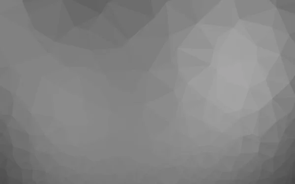ライトシルバーグレーベクトル三角形モザイクテンプレート — ストックベクタ
