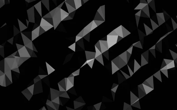 Plata Oscura Gris Vector Abstracto Mosaico Telón Fondo — Vector de stock