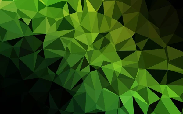 Luz Verde Vector Patrón Mosaico Abstracto — Vector de stock