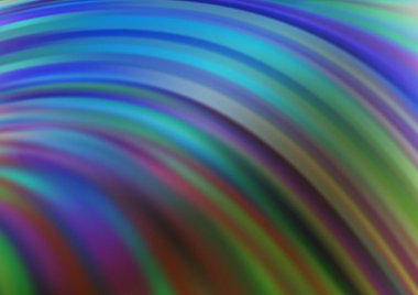 Koyu mavi, kabarcık şekilli yeşil vektör deseni.