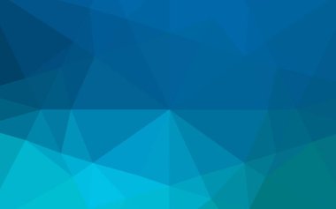 Açık BLUE vektör çokgen arkaplan.