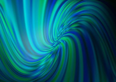 Bükülmüş çizgilerle hafif Mavili vektör arkaplanı.