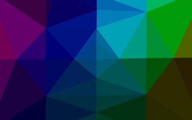 Koyu Çokrenkli, Gökkuşağı vektörü soyut mozaik arkaplan.