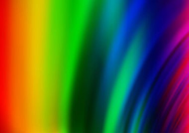 Işık Çokrenkli, lamba şekilli Gökkuşağı vektör deseni.