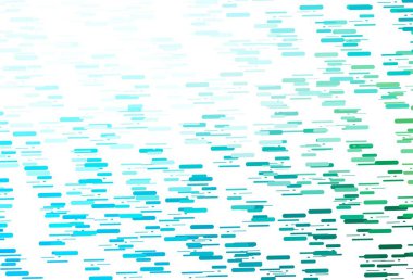 Açık Mavi, uzun çizgileri olan yeşil vektör arkaplanı. Bulanık dekoratif tasarım basit bir şekilde çizgilerle. İş ilanınız için akıllı tasarım.