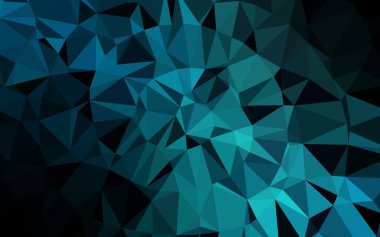 Açık BLUE vektör üçgen mozaik dokusu.