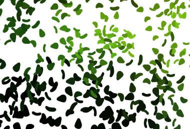 Karmaşık şekilli açık pembe vektör deseni. Rastgele şekillerle soyut tarzda dekoratif tasarım. Web siteniz için basit tasarım.