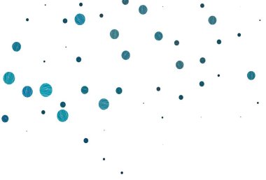 Daire şekilli açık mavi vektör düzeni. Bulanık dekoratif tasarım baloncuklu soyut tarzda. Güzel web siteleri için desen.