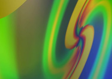 Açık Yeşil, lav şekilli sarı vektör arkaplanı.