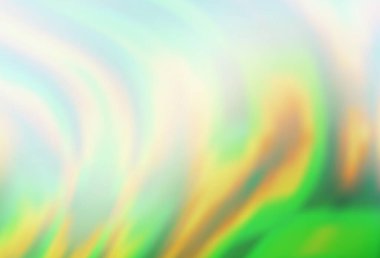 Bükülmüş çizgileri olan açık yeşil vektör şablonu. Mermer stili ve gradyanı olan yepyeni renkli çizimler. Reklamınız, broşürleriniz, broşürleriniz için yeni bir doku..