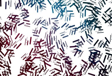 Soyut şekilli kusursuz bir desen. vektör illüstrasyonu