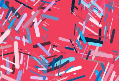 Renkli soyut şekilli kusursuz desen