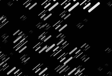 Koyu gümüş, gri vektör arkaplan ve düz çizgiler. Dar çizgileri olan parlak renkli çizimler. Reklamlar, posterler, afişler için desen.