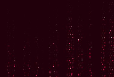 Dikdörtgen biçiminde açık kırmızı vektör dokusu. Soyut arkaplanda dikdörtgenler ve renkli gradyanlar. İş broşürleri, broşürler için desen.