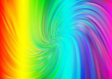 Açık Çokrenkli, sıvı şekilli Gökkuşağı vektör deseni.