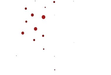 Beyaz arka planda siyah boya lekesi