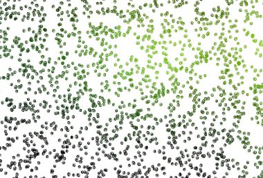 Yeşil daireli beyaz vektör arkaplanı 