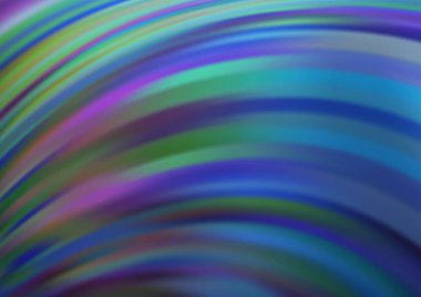 Çizgileri, ovalı hafif BLUE vektör şablonu.