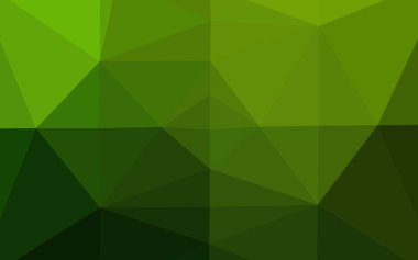 Açık Yeşil Vektör çokgen yerleşimi.