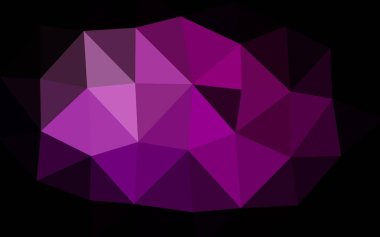 Koyu Mor vektör soyut mozaik arkaplan.