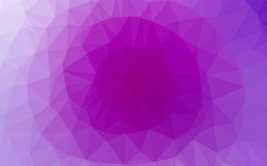 Hafif Mor vektör bulanık üçgen dokusu.