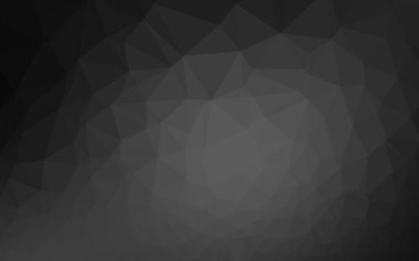 Koyu Gümüş, Gri vektör düşük poli düzeni.